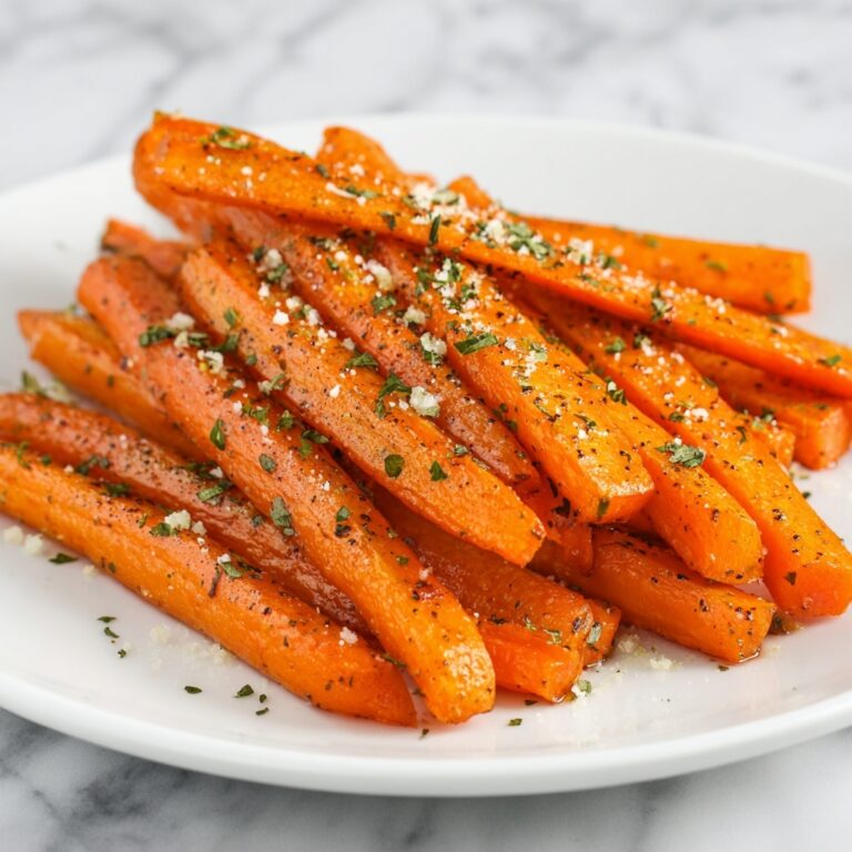 Parmesan Garlic Roasted Carrots Recipe
