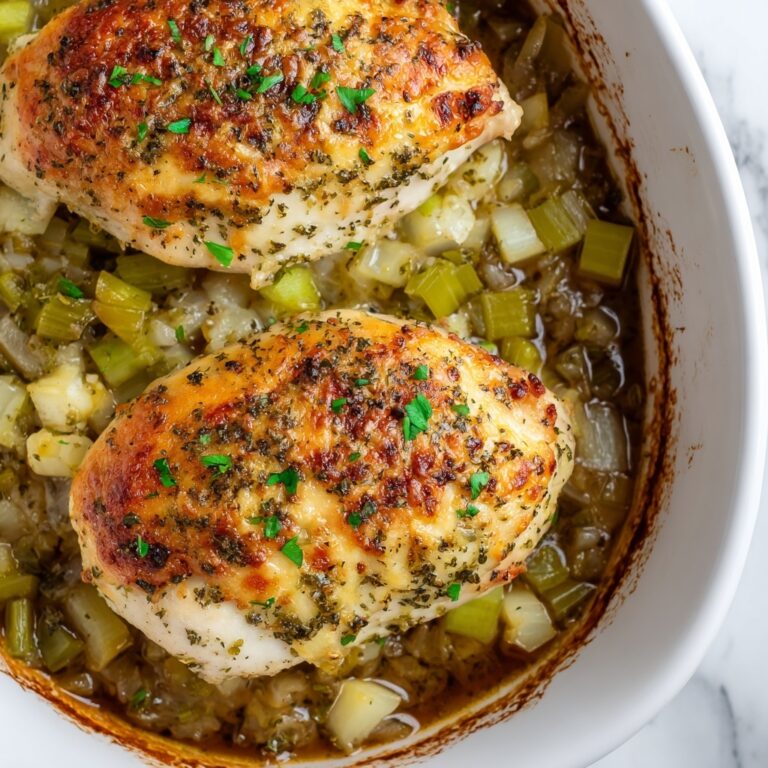 French Onion Stuffed Chicken Recipe