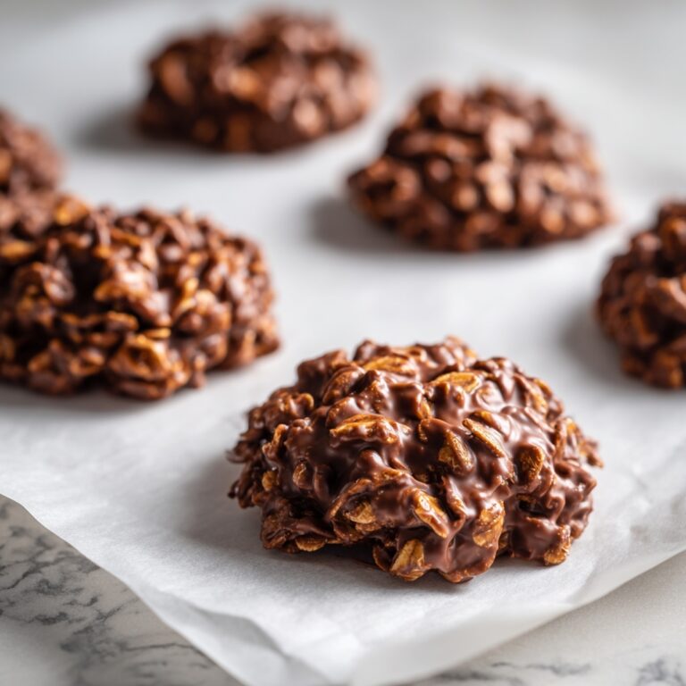 No Bake Nutella Oatmeal Cookies Recipe