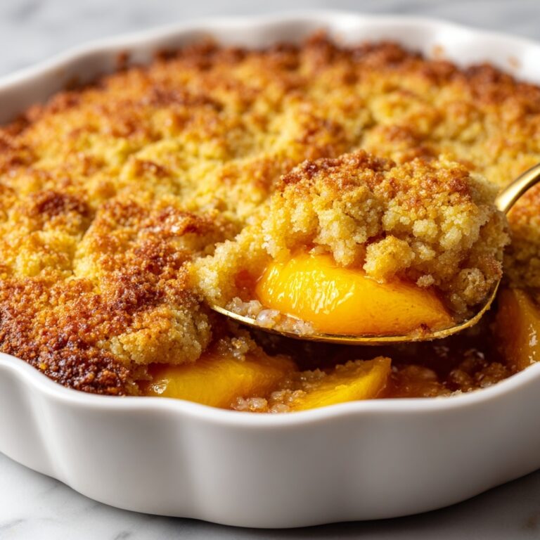 The Best Peach Cobbler Recipe