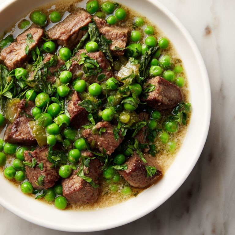 Beef and Pea Stew with Dill Recipe