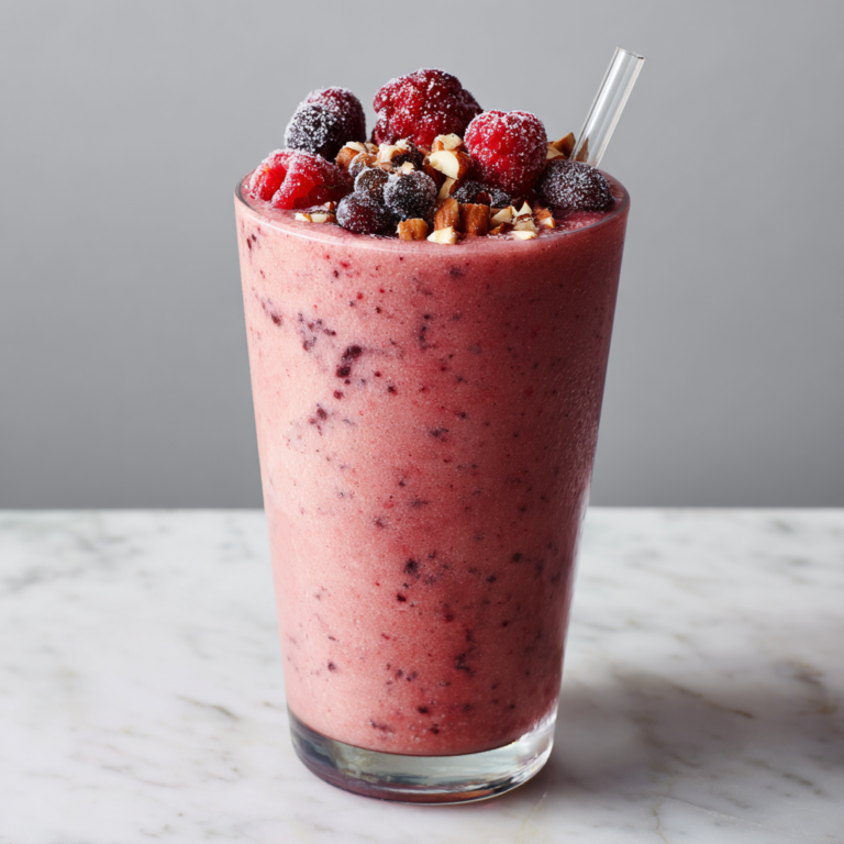Berry Almond Smoothie: 5-Minute Nourishing Delight Recipe
