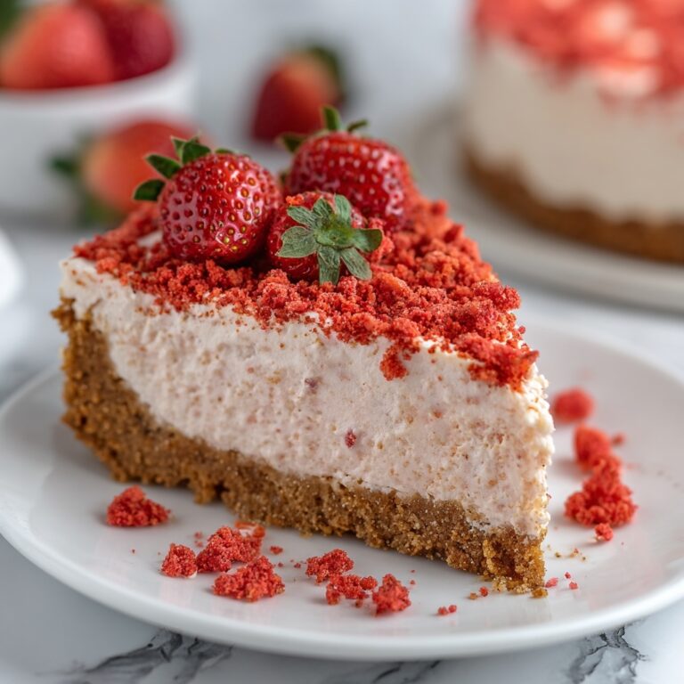 Strawberry Crunch Cheesecake Recipe