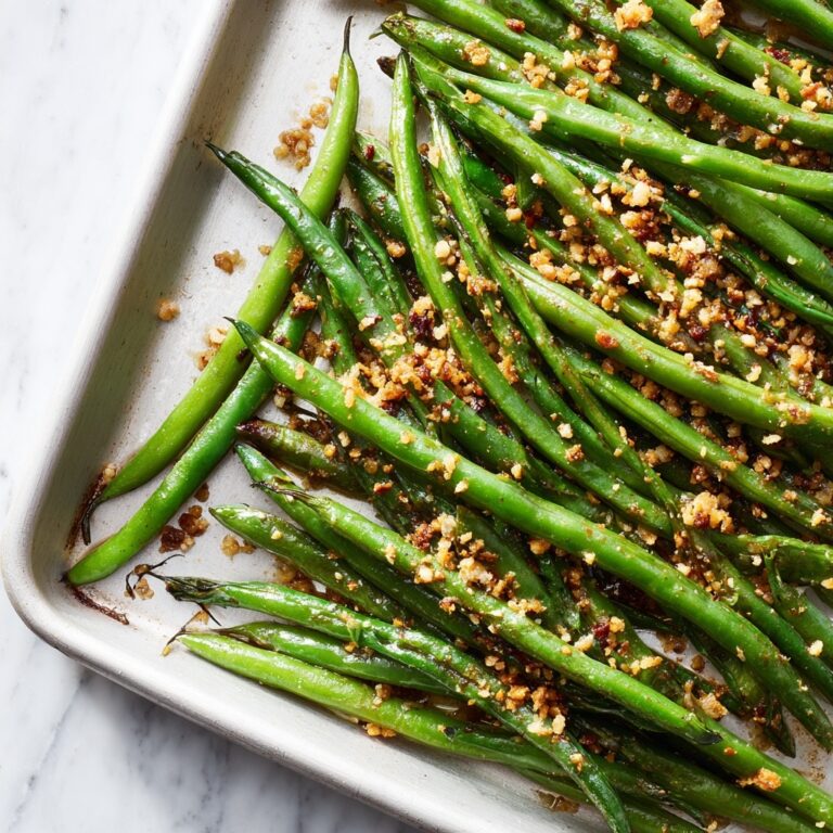Roasted Parmesan Green Beans Recipe