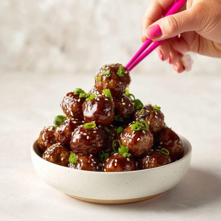 Asian Glazed Turkey Meatballs Recipe
