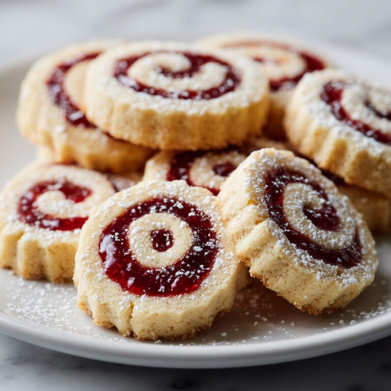 Raspberry Swirl Shortbread Cookies Recipe
