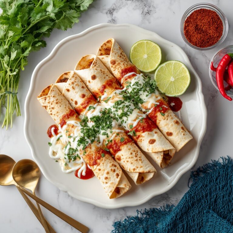 Crunchy Chicken Fajita Taquitos Recipe