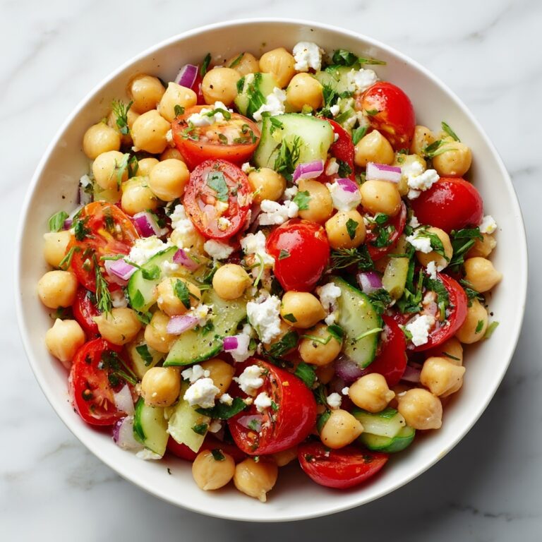 Chickpea & Cucumber Mediterranean Salad: 5 Refreshing Twists Recipe