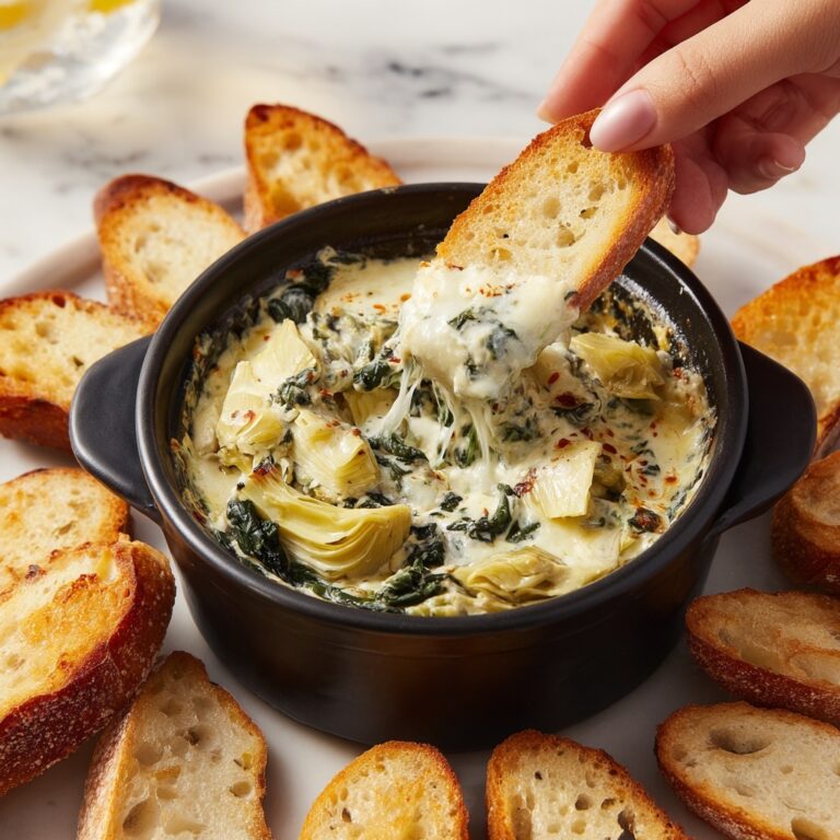 Hot Spinach Artichoke Dip Recipe