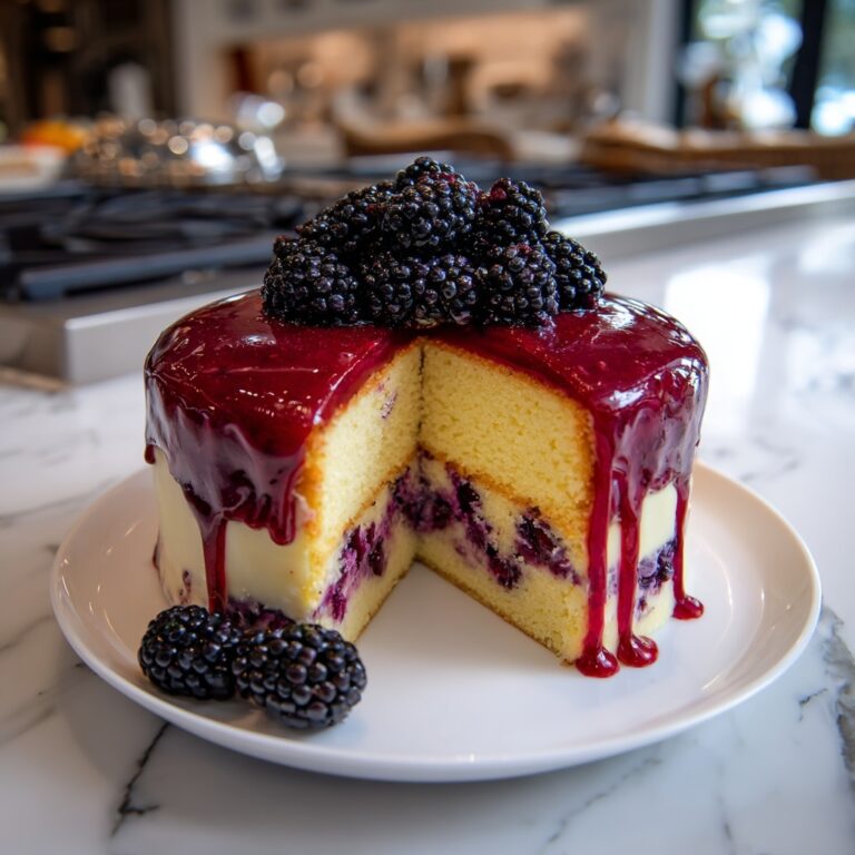 Blackberry Lemon Syrup Cake Recipe