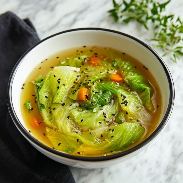 Warm Up with Comforting Chinese Napa Cabbage Soup Delight Recipe