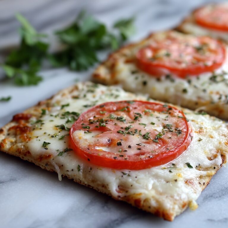 Margherita Flatbread Pizza Recipe