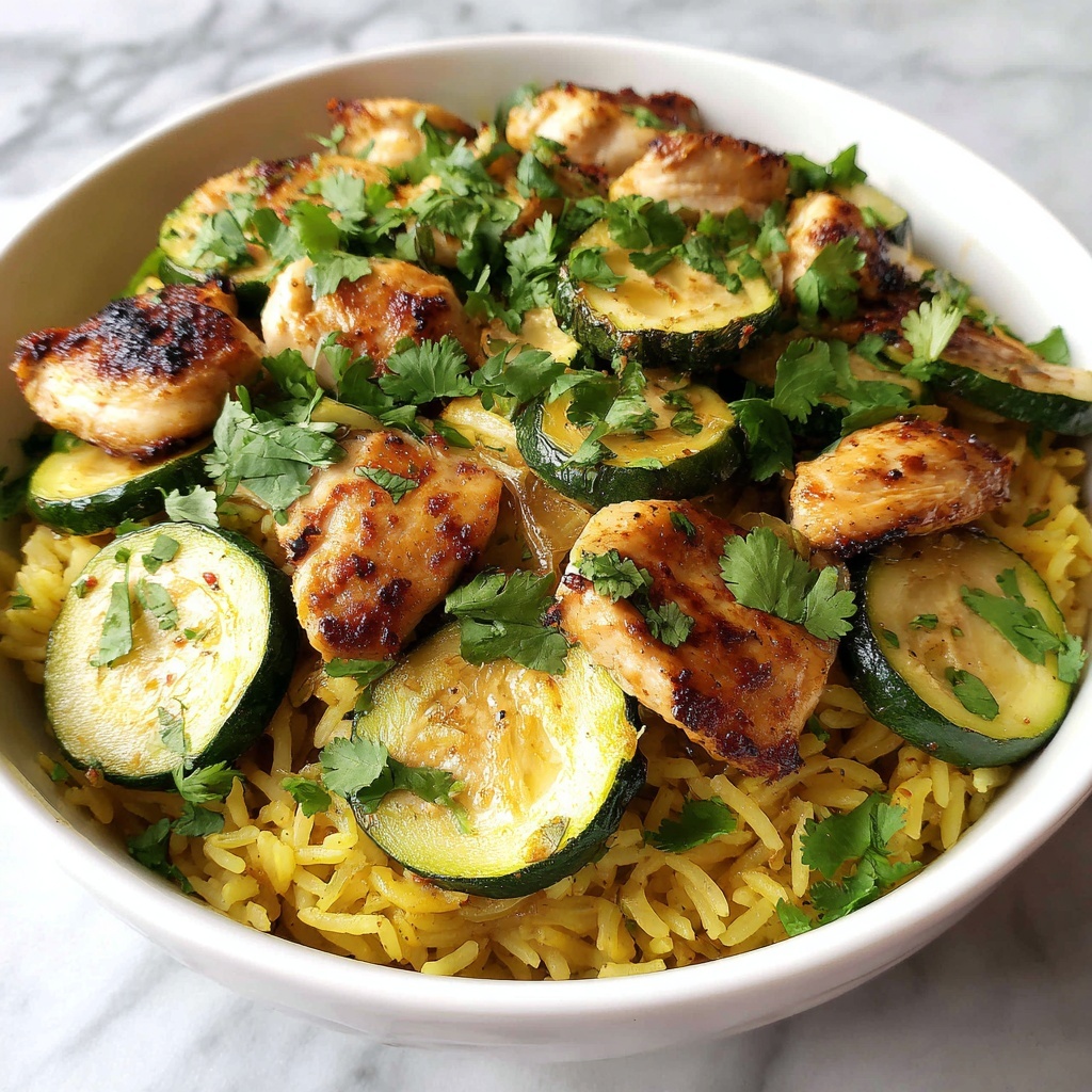 Easy Baked Chicken and Zucchini Recipe - Recipe Image