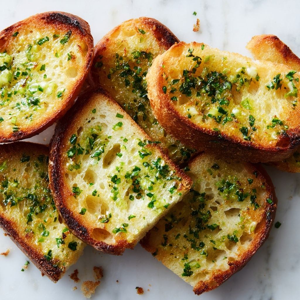Gorgonzola Garlic Bread Recipe - Recipe Image