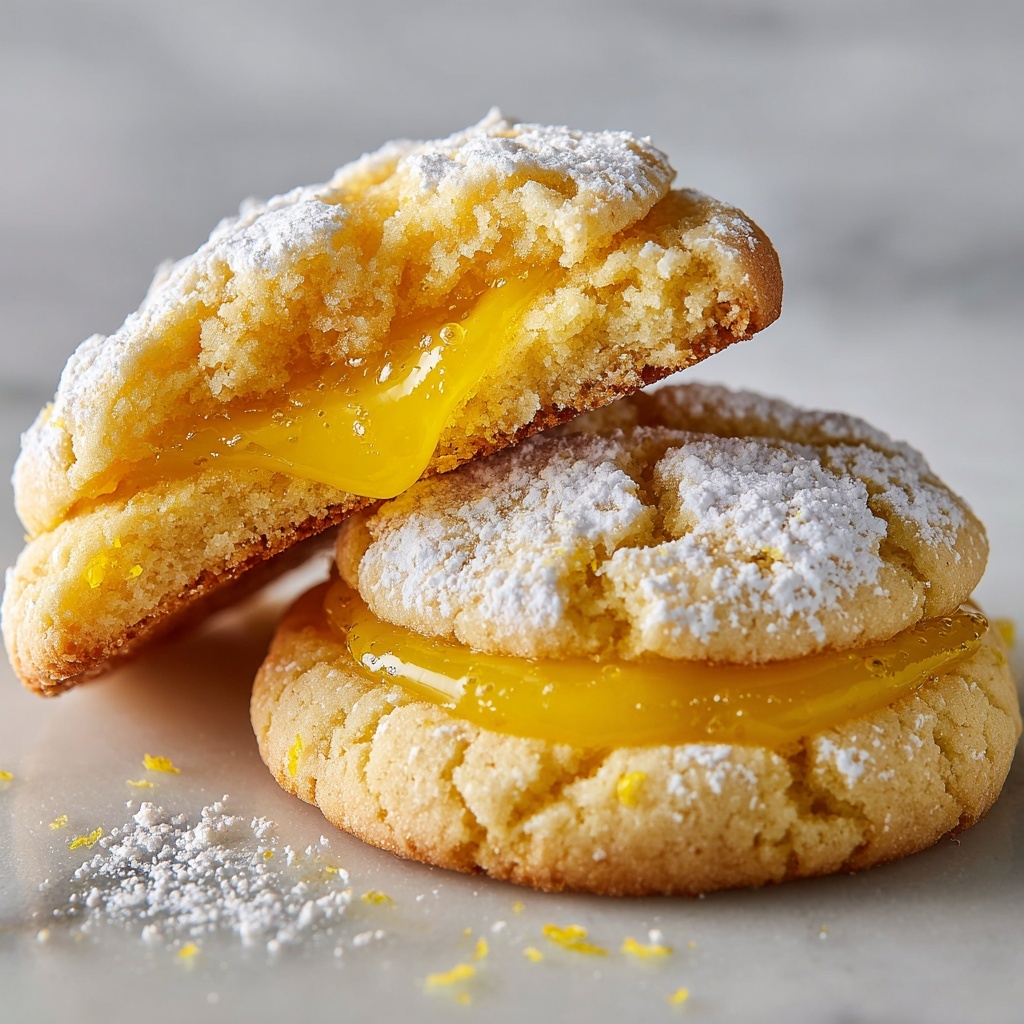 Stuffed Lemon Cookies Recipe - Recipe Image