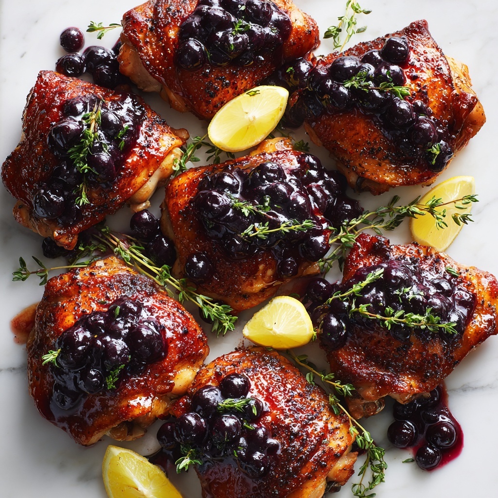 Best-Ever Blueberry Thyme Chicken Recipe - Recipe Image