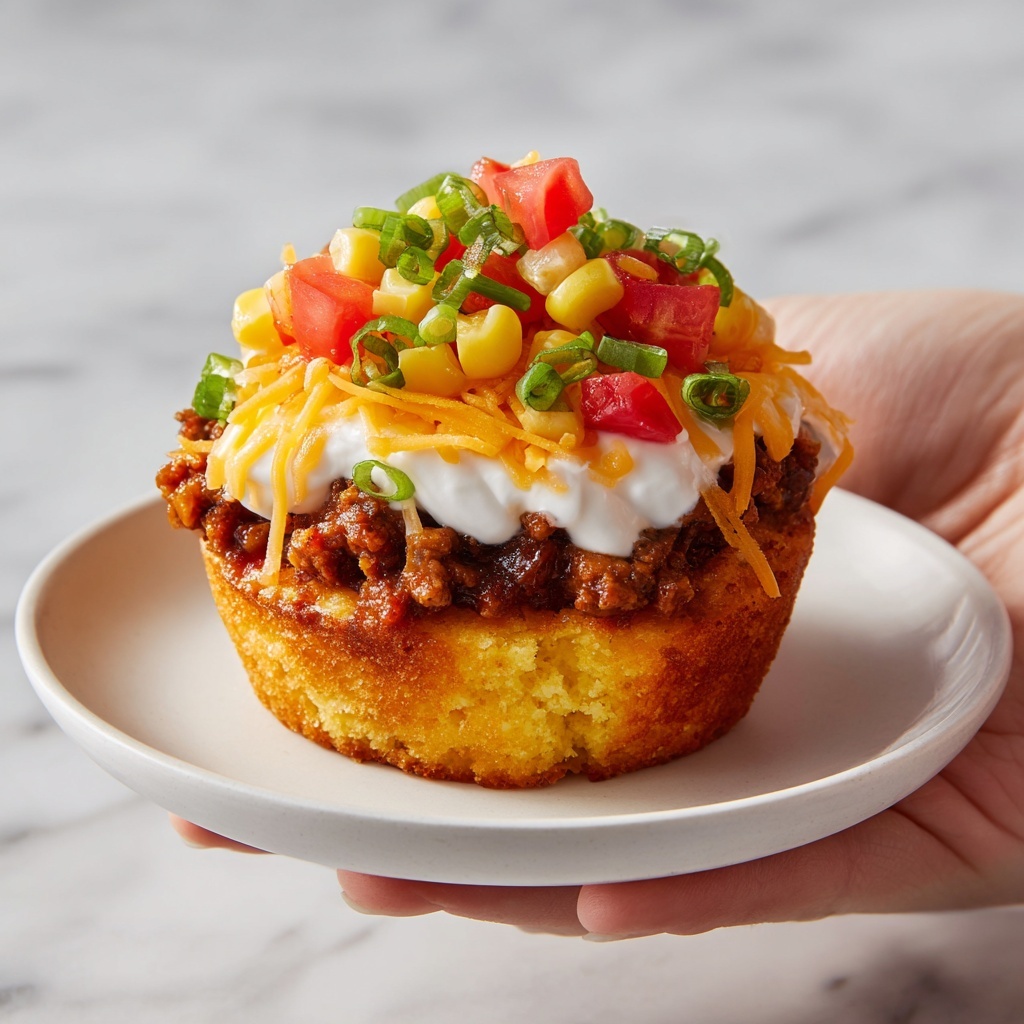 Taco Cupcakes Recipe - Recipe Image