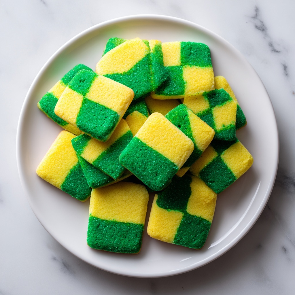 Matcha Checkerboard Cookies Recipe - Recipe Image