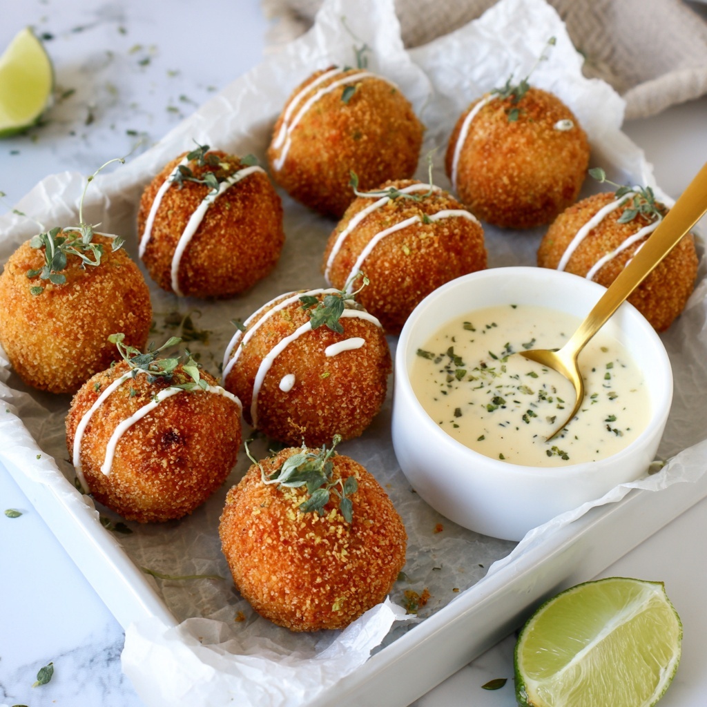 Air Fryer Mac and Cheese Balls Recipe - Recipe Image