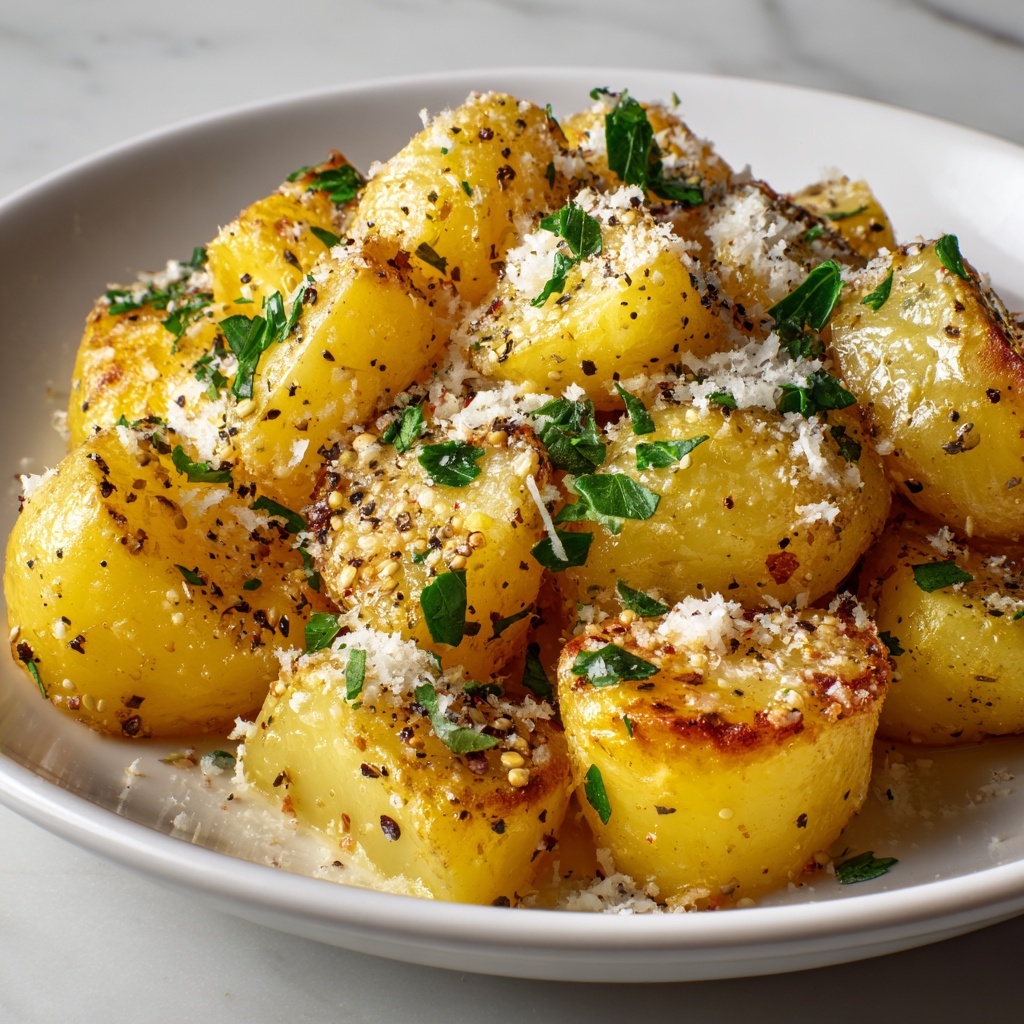 Parmesan Garlic Roasted Potatoes Recipe - Recipe Image