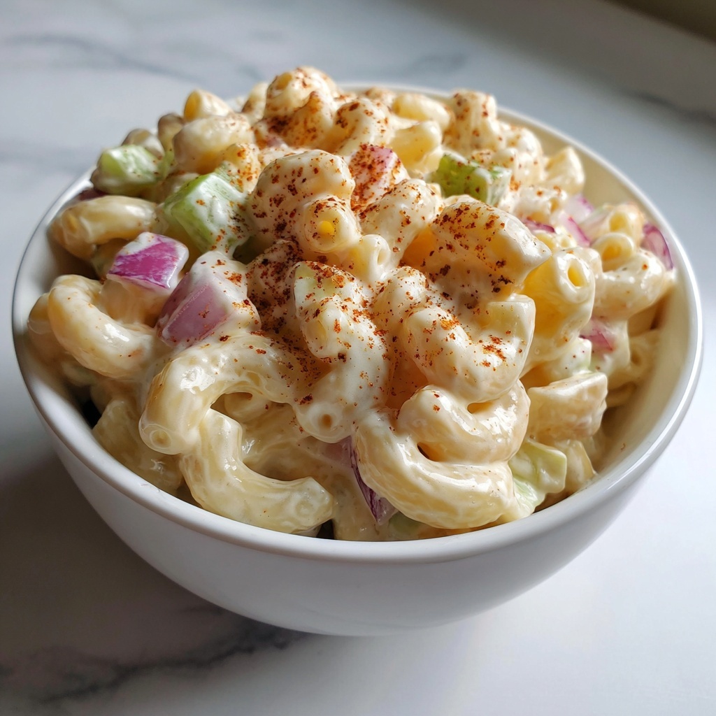 Southern Macaroni Salad Recipe - Recipe Image