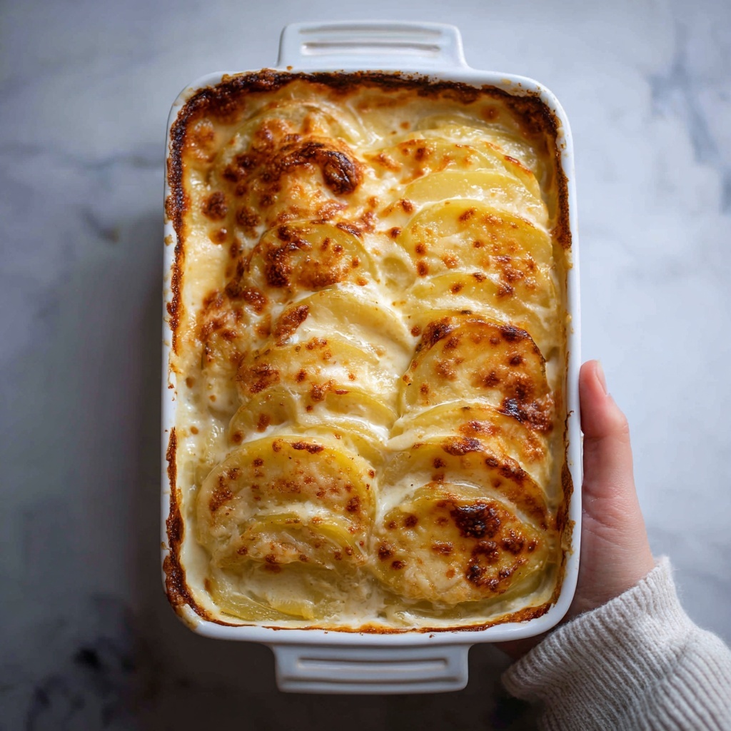 Cheesy Smoked Gouda Potato Bake: 5 Irresistible Layers Recipe - Recipe Image