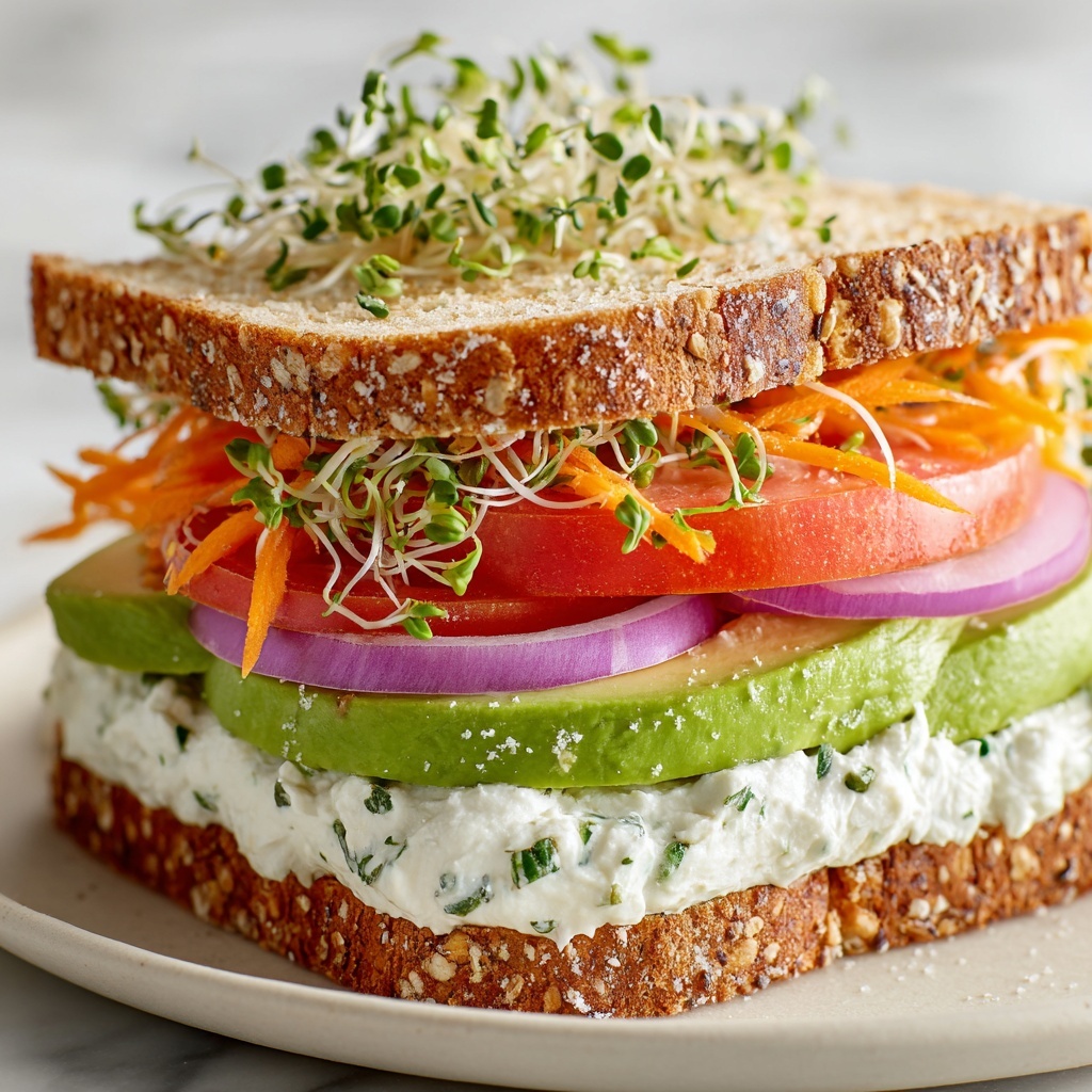 Garden Fresh Veggie Sandwich Recipe - Recipe Image