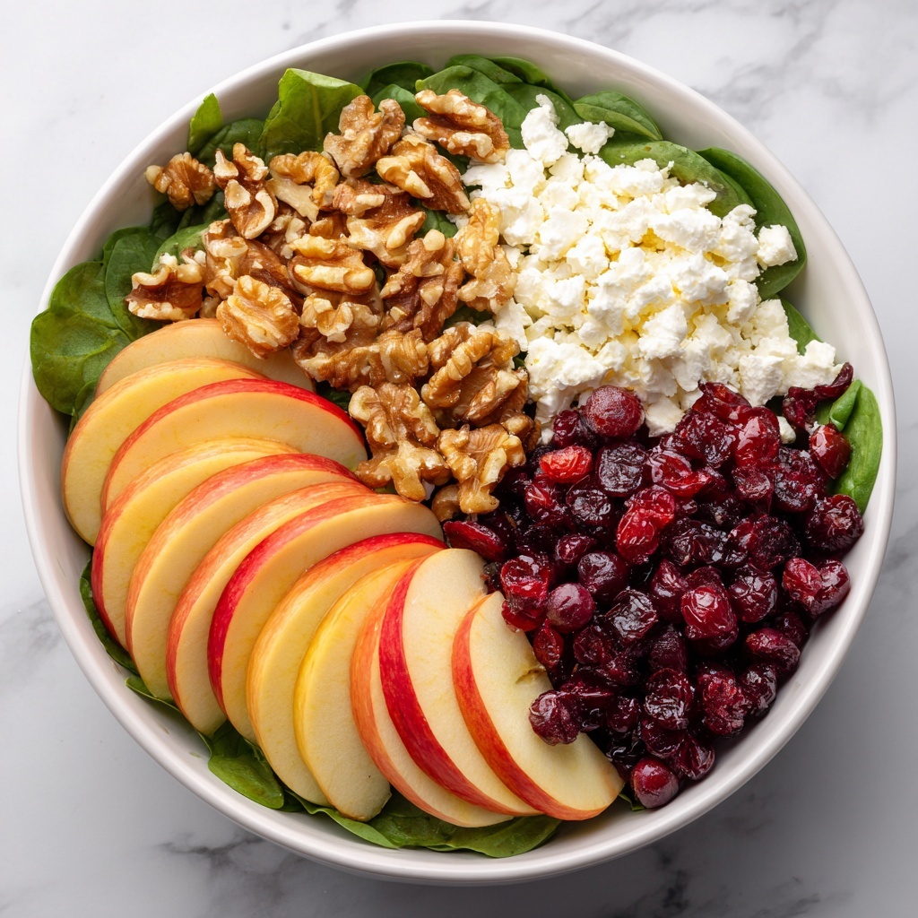 Christmas Apple Walnut Salad Recipe - Recipe Image