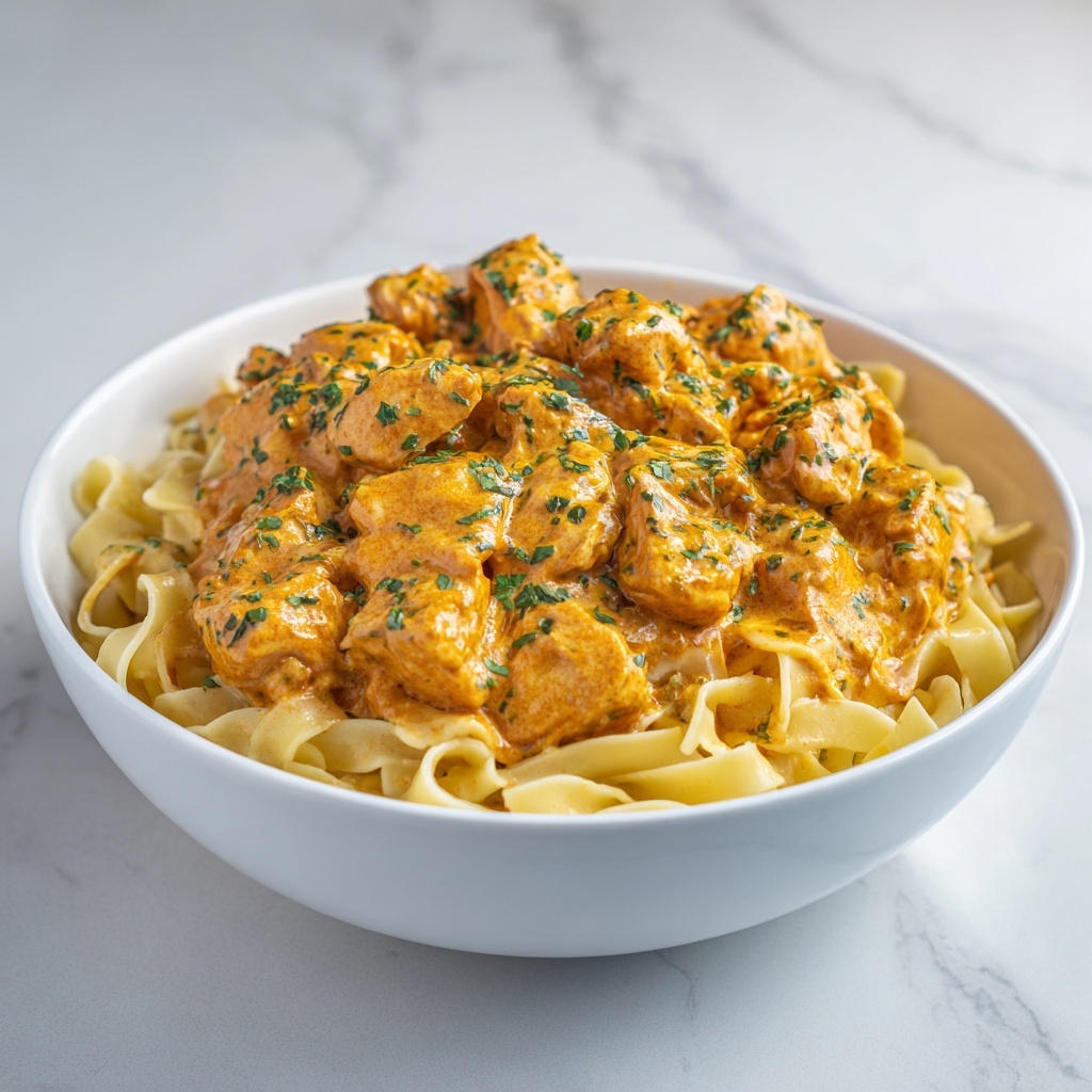 Cowboy Butter Chicken Linguine Recipe - Recipe Image