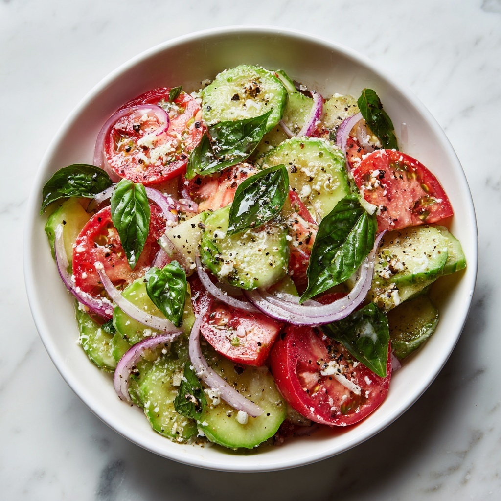 Cucumber Tomato Salad Recipe - Recipe Image
