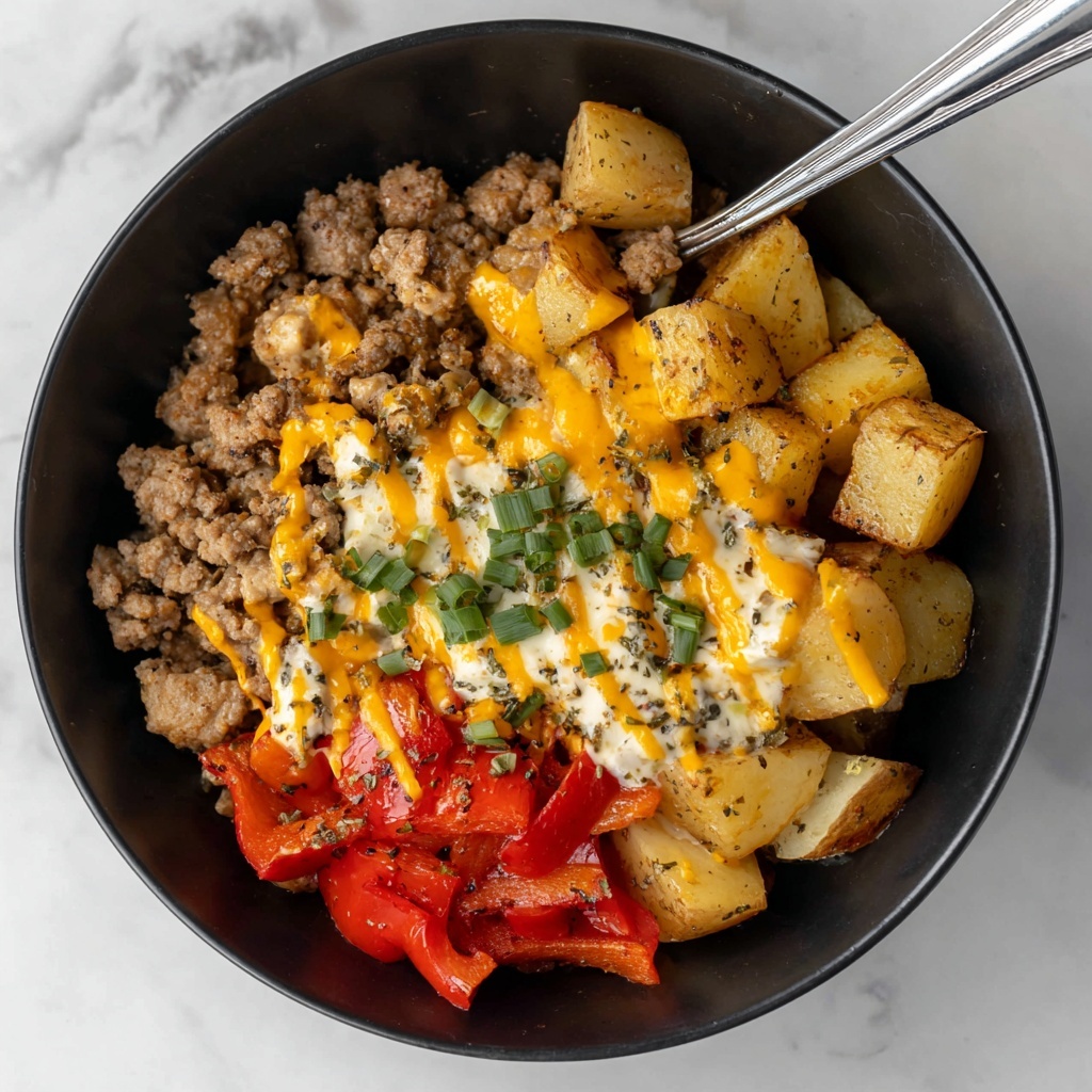 Loaded Beef and Potato Skillet Recipe - Recipe Image