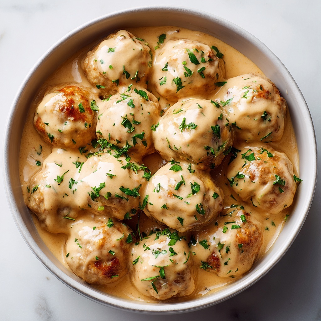 Creamy Swedish Meatballs in Rich Sauce Recipe - Recipe Image