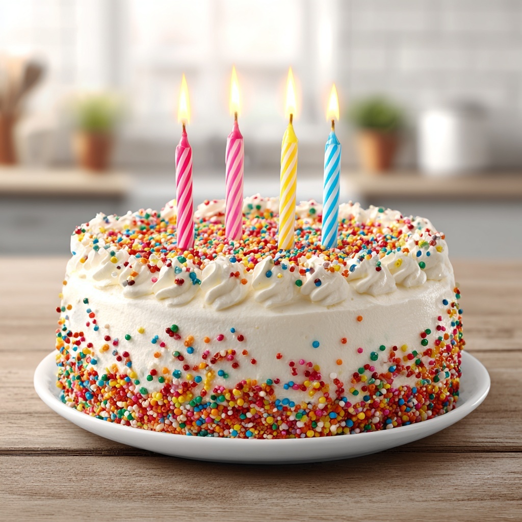 Simple Birthday Cake Recipe - Recipe Image