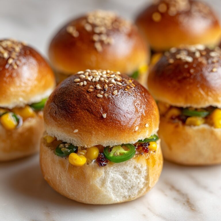 Mexican Paneer & Corn Sliders Recipe
