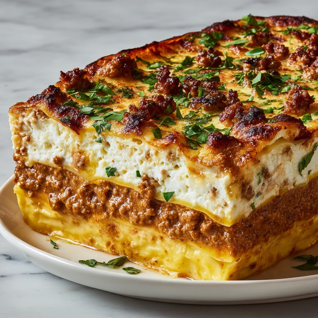 Smoky Skillet Lasagna Recipe - Recipe Image