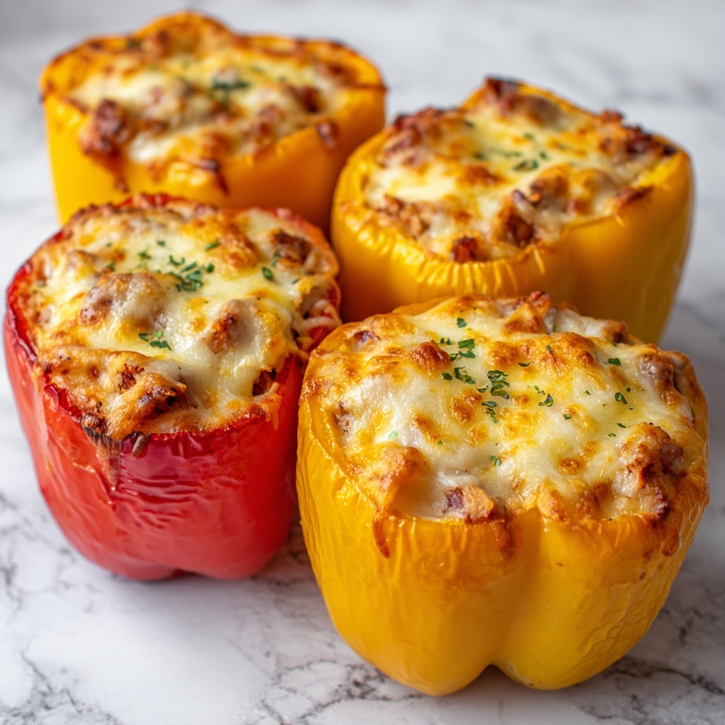 Crab and Shrimp Stuffed Peppers Recipe - Recipe Image