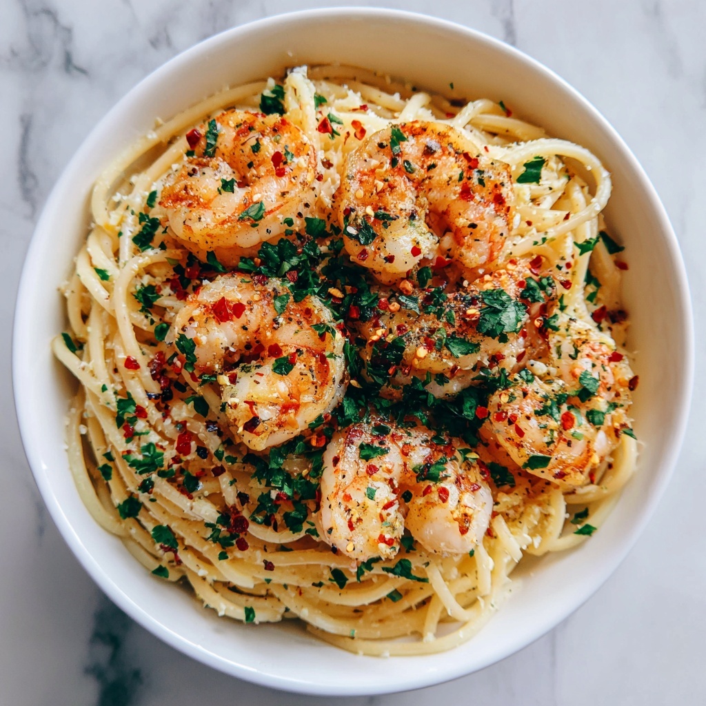 Garlic Shrimp Pasta: 5 Secrets to Culinary Bliss Recipe - Recipe Image