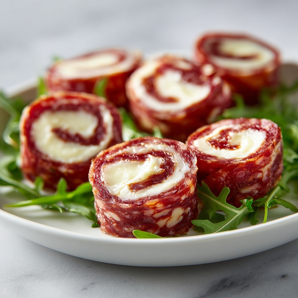 Salami Roll-Ups Recipe - Recipe Image