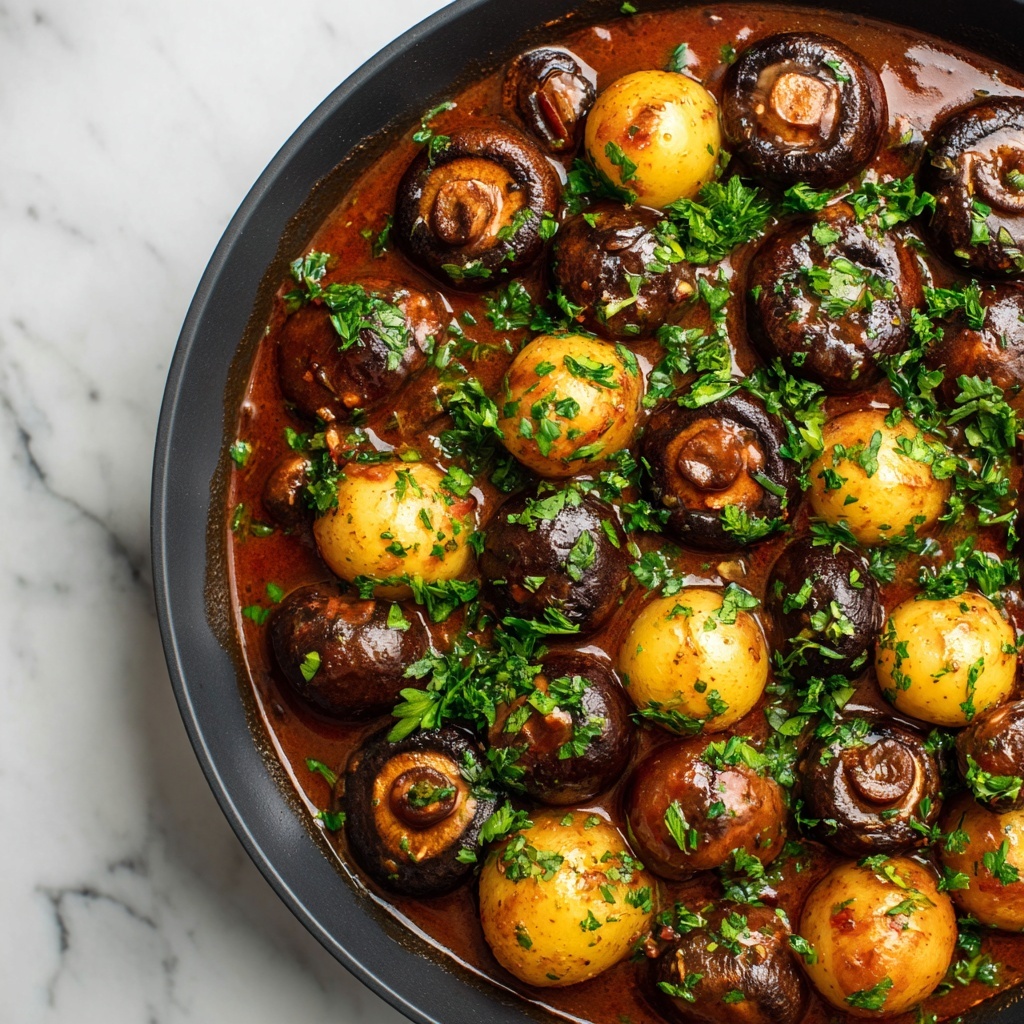 Vegan Mushroom Bourguignon: 7 Steps to Cozy Comfort Recipe - Recipe Image