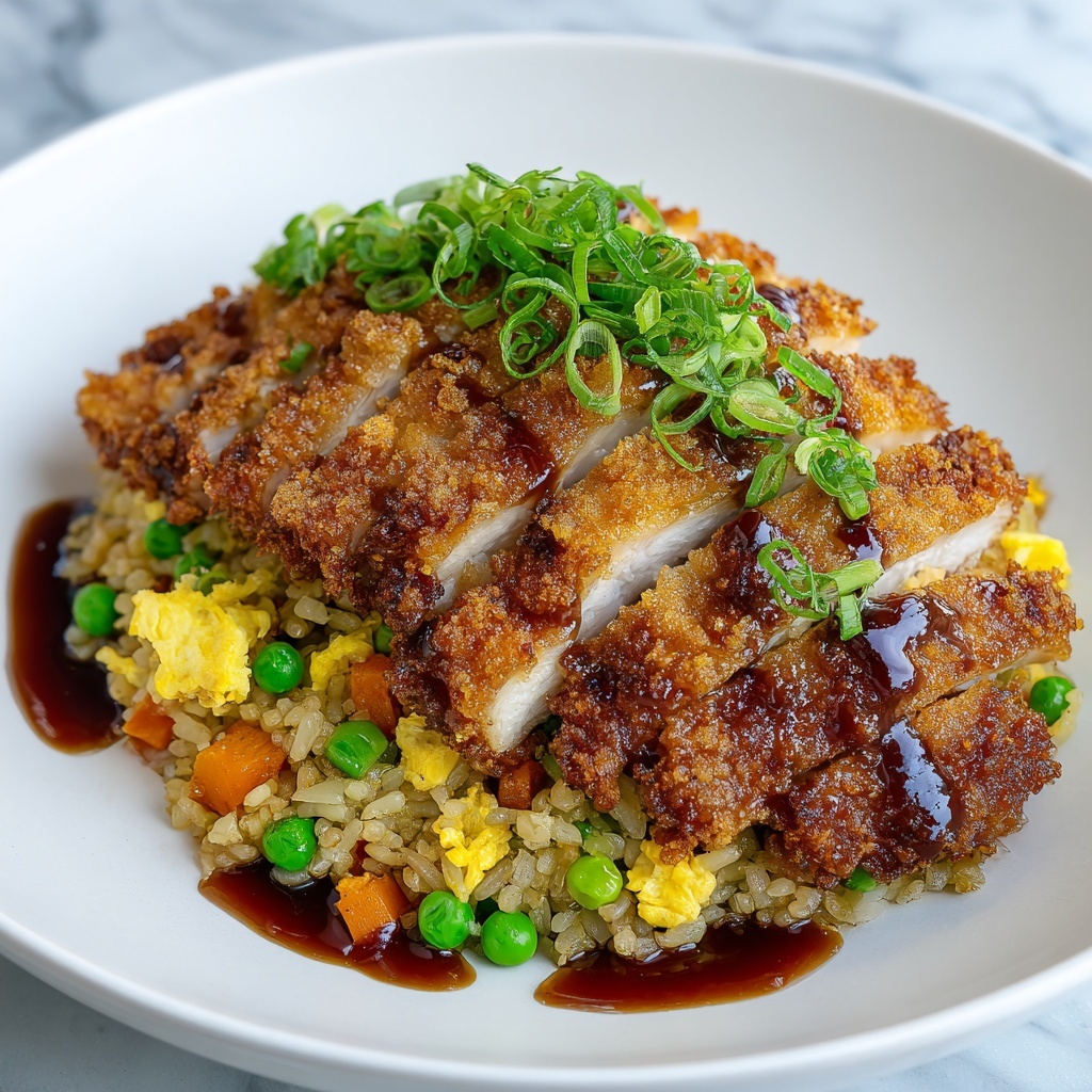 Crispy Saucy Chicken with Vegetable Fried Rice Recipe - Recipe Image