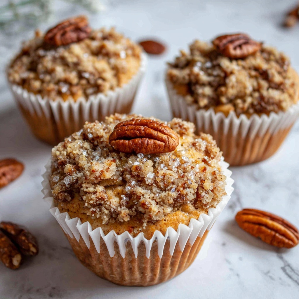 Pecan Pie Brown Sugar Muffins Recipe - Recipe Image