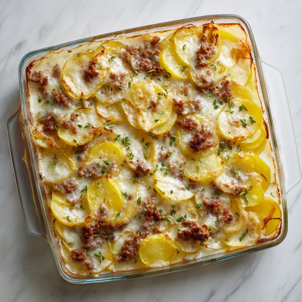 Meat and Potato Casserole Recipe - Recipe Image