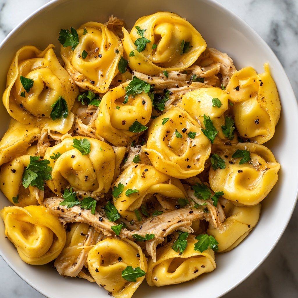 Garlic Parmesan Chicken Tortellini: 7 Creamy Joys Await Recipe - Recipe Image