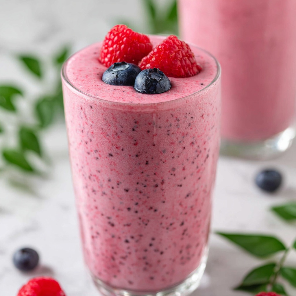 Mixed Berry Smoothie Recipe - Recipe Image