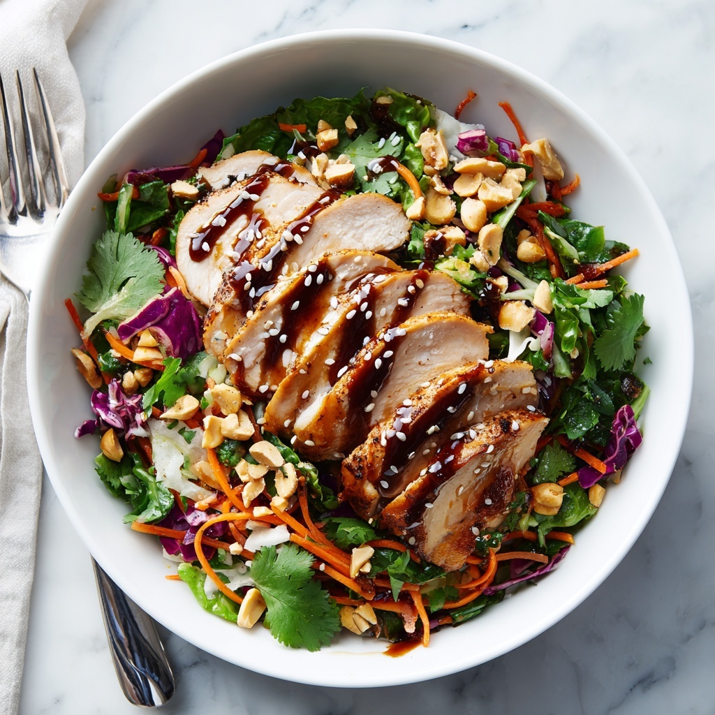 Crunchy Asian Sesame Chicken Salad Recipe - Recipe Image
