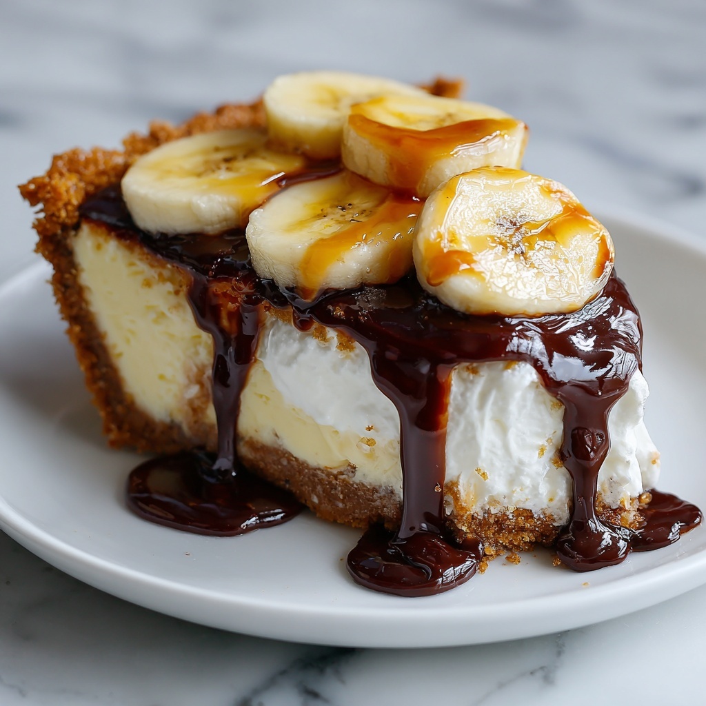 Heavenly No Bake Banana Split Cheesecake Recipe - Recipe Image