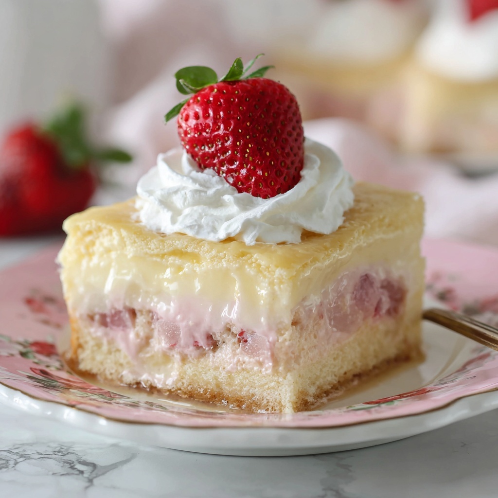 Strawberry Ooey Gooey Cake Recipe - Recipe Image