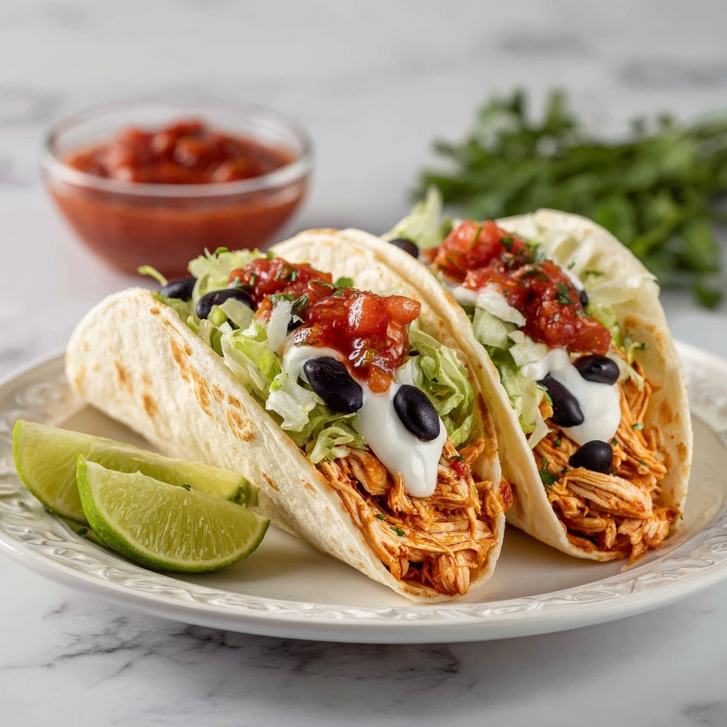 Crock Pot Chicken Tacos Recipe - Recipe Image
