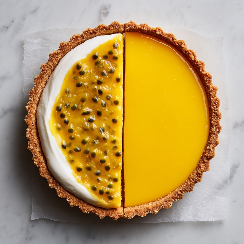 Vegan Passion Fruit Tart Recipe - Recipe Image