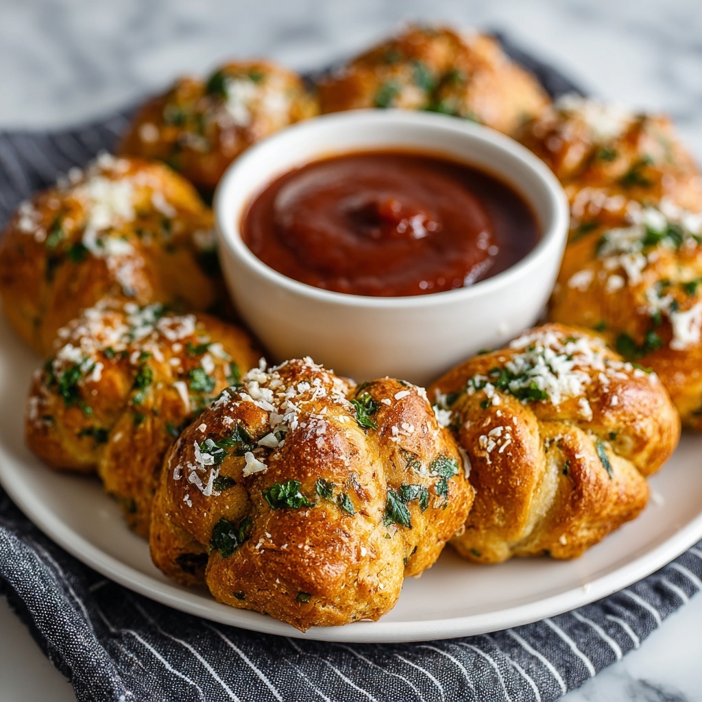 Garlic Parmesan Knots Recipe - Recipe Image